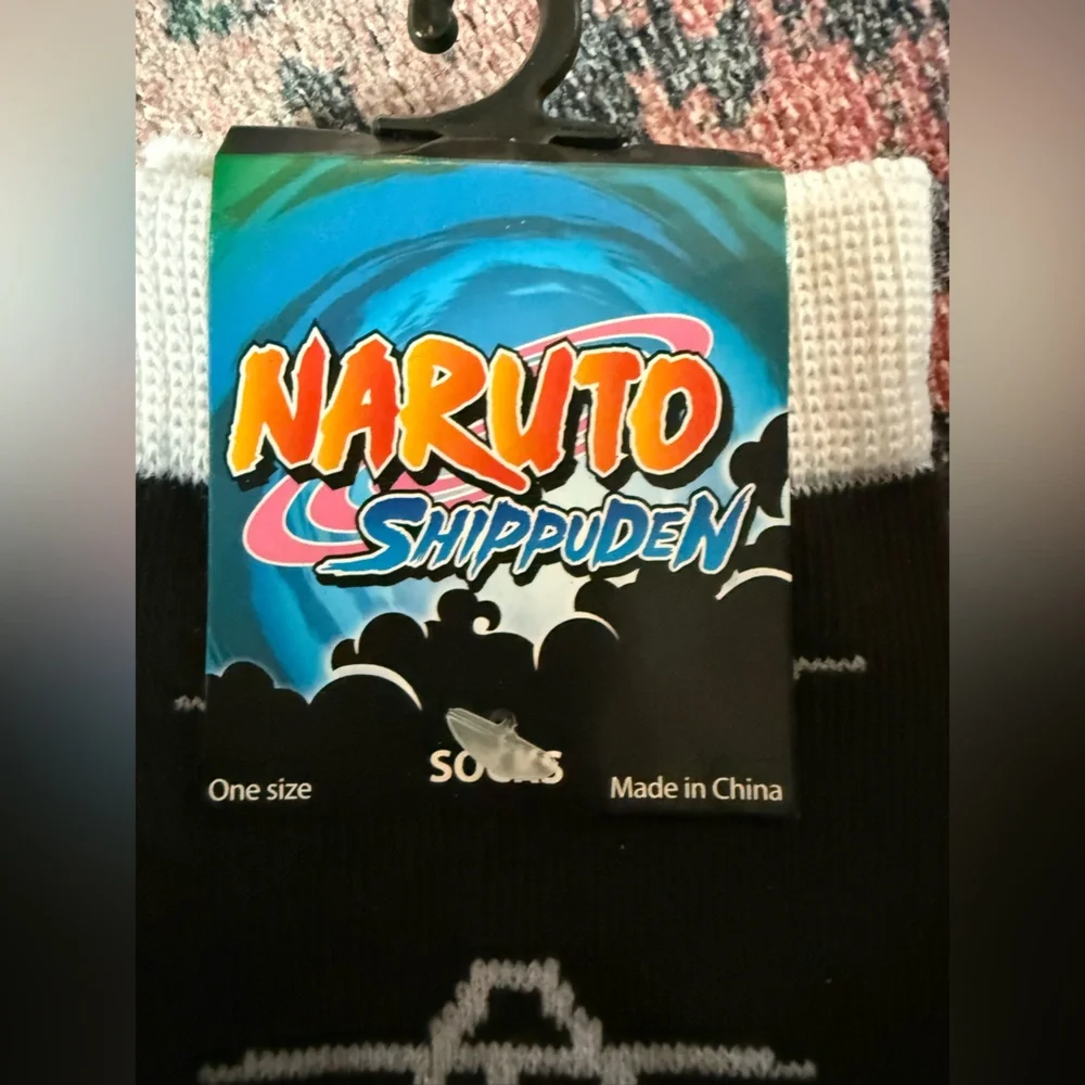 Ripple Junction Naruto Shippuden‎ Black and White Socks